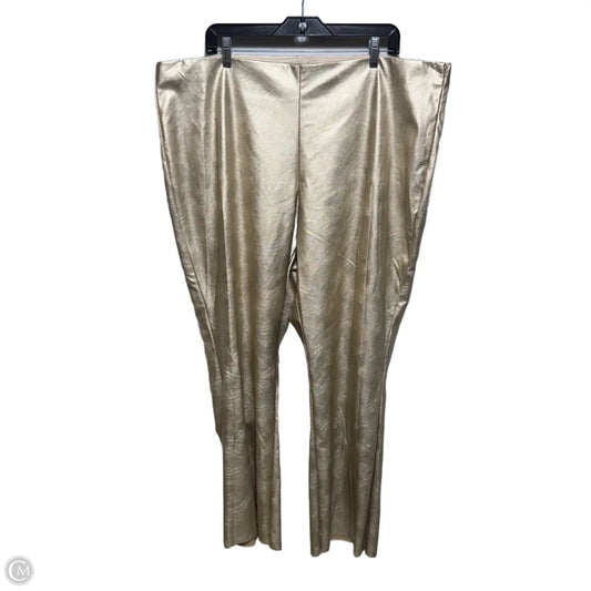 Confetti Ready Pants By Vince Camuto In Soft Gold, Size: 18