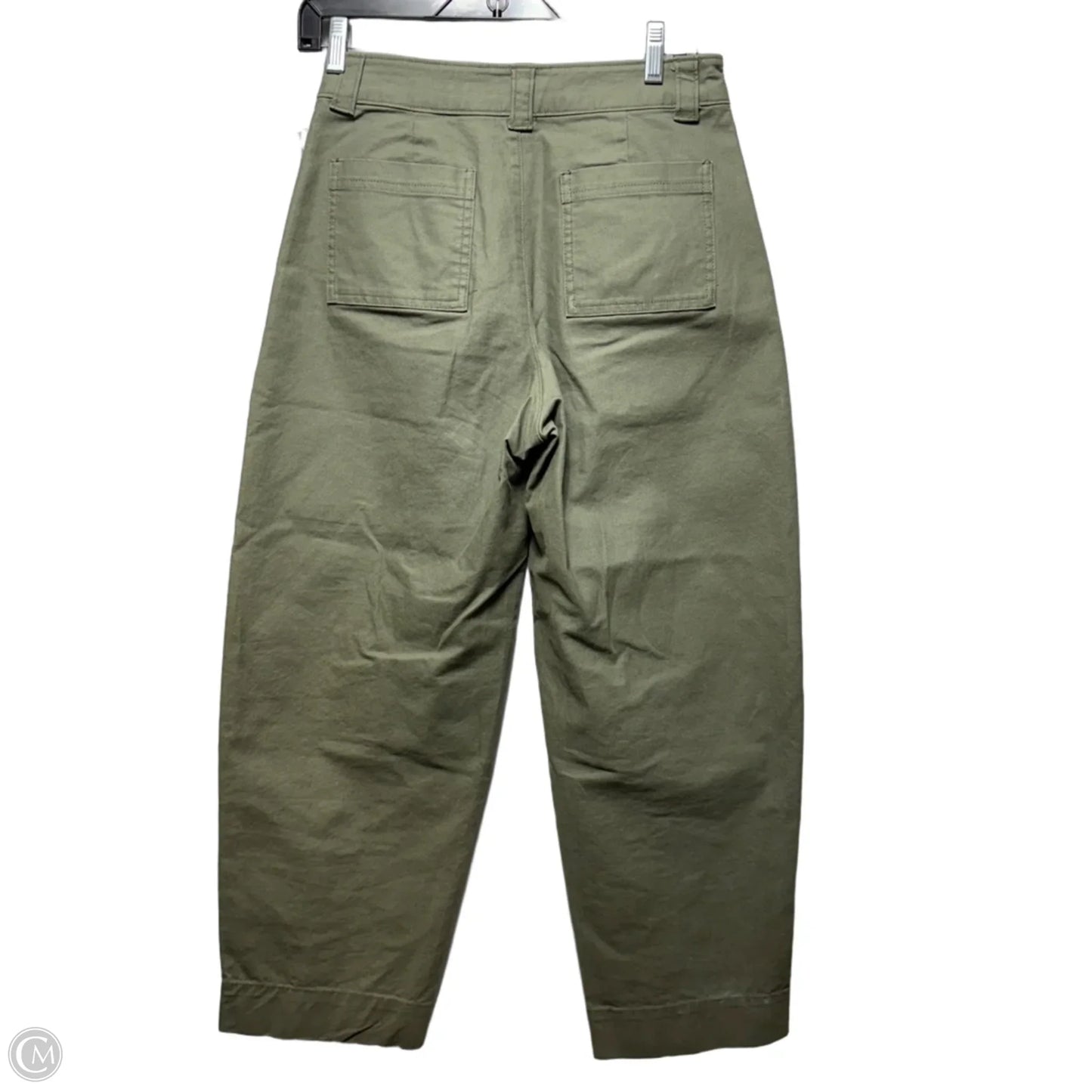 High-Rise Barrel Leg Pants By Old Navy In Green, Size: 2