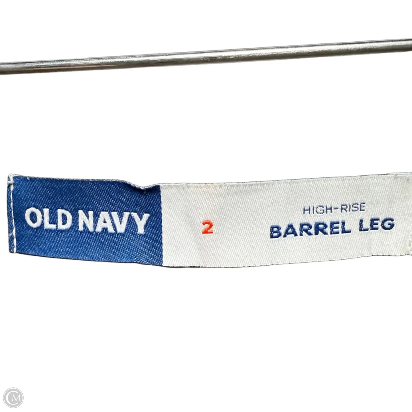 High-Rise Barrel Leg Pants By Old Navy In Green, Size: 2