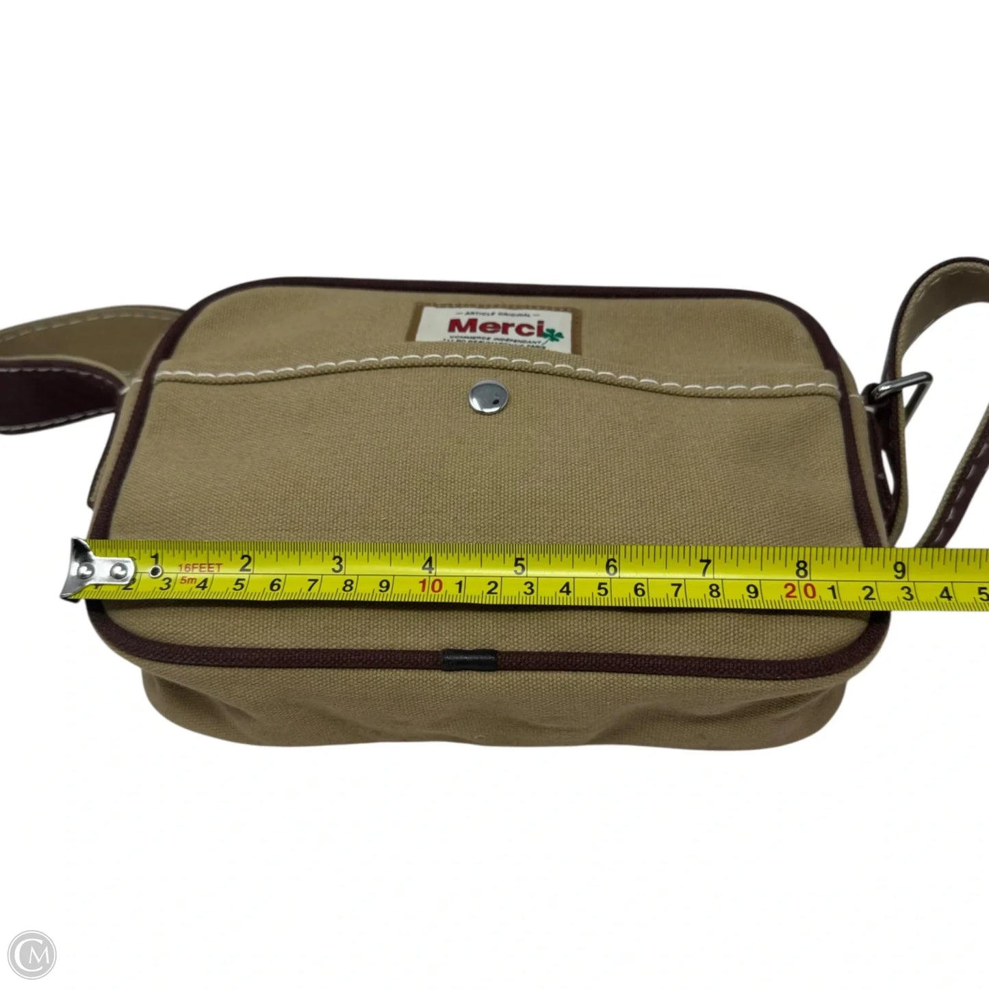 Reporter Canvas Crossbody Handbag By Merci, Size: Small