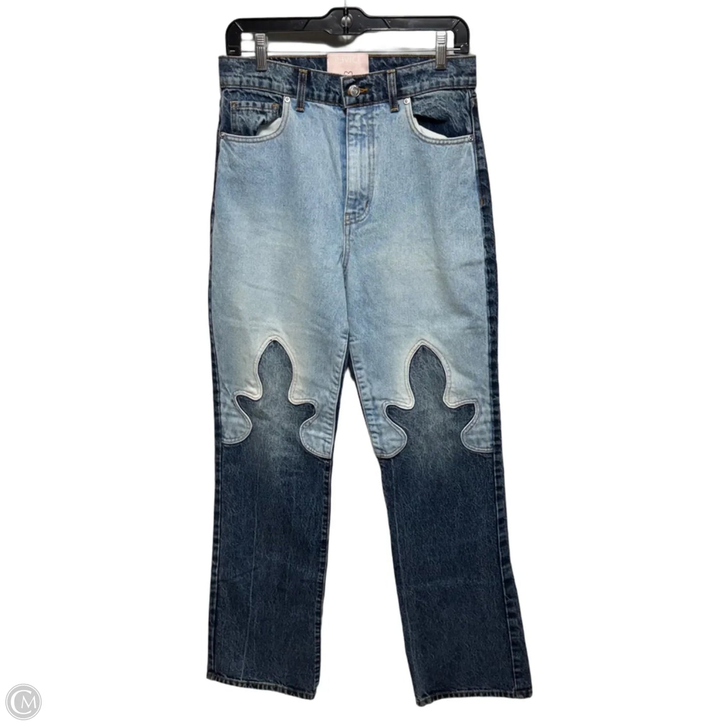 Jeans Straight By Revice In Blue Denim, Size: 10/30