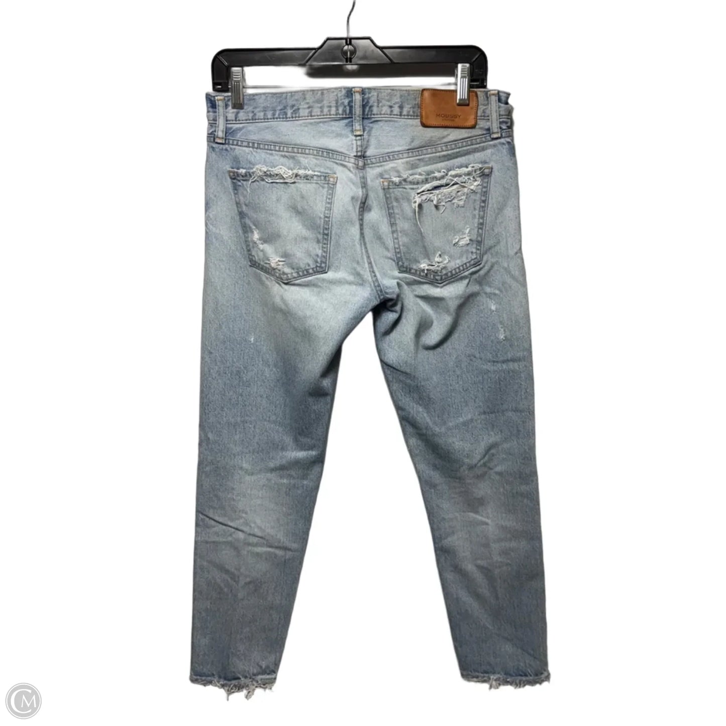 Jeans Boyfriend By Moussy In Blue Denim, Size: 4/27