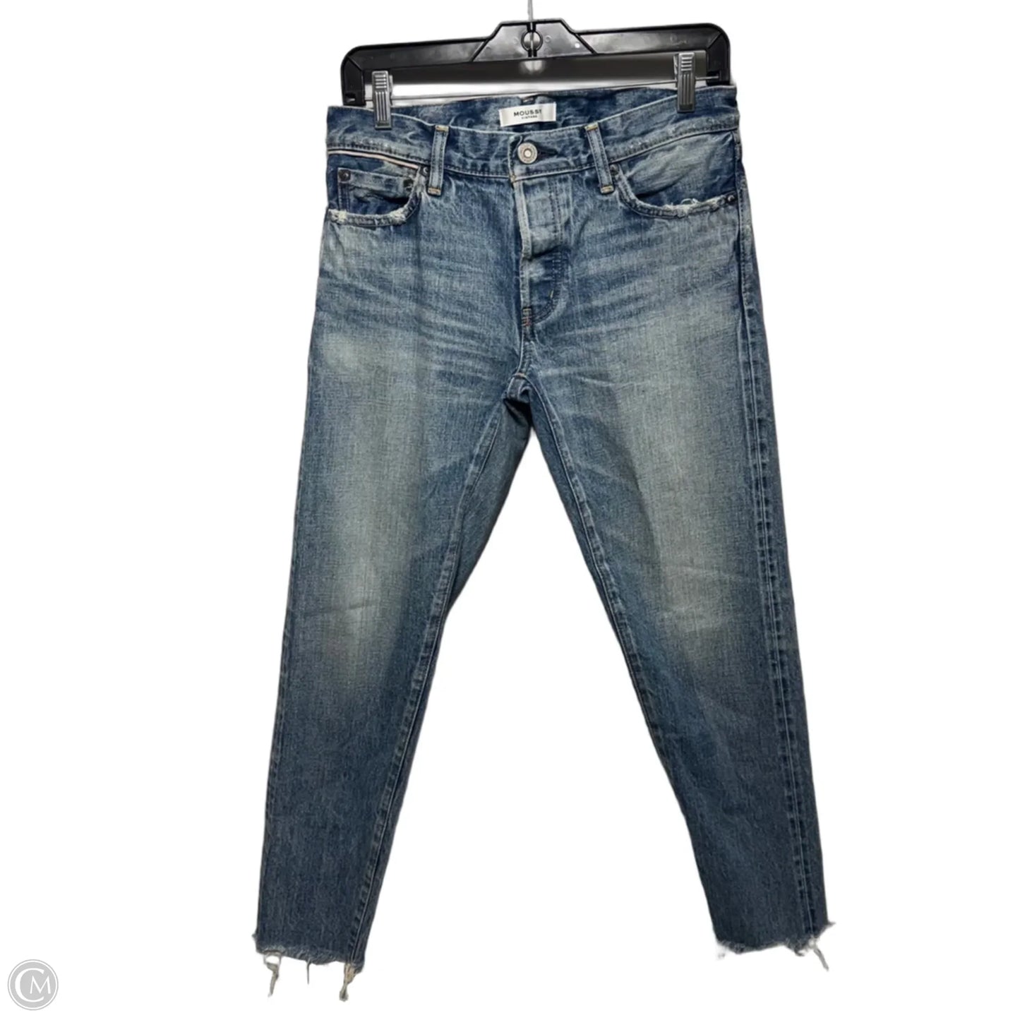 Jeans Boyfriend By Moussy In Blue Denim, Size: 2/26