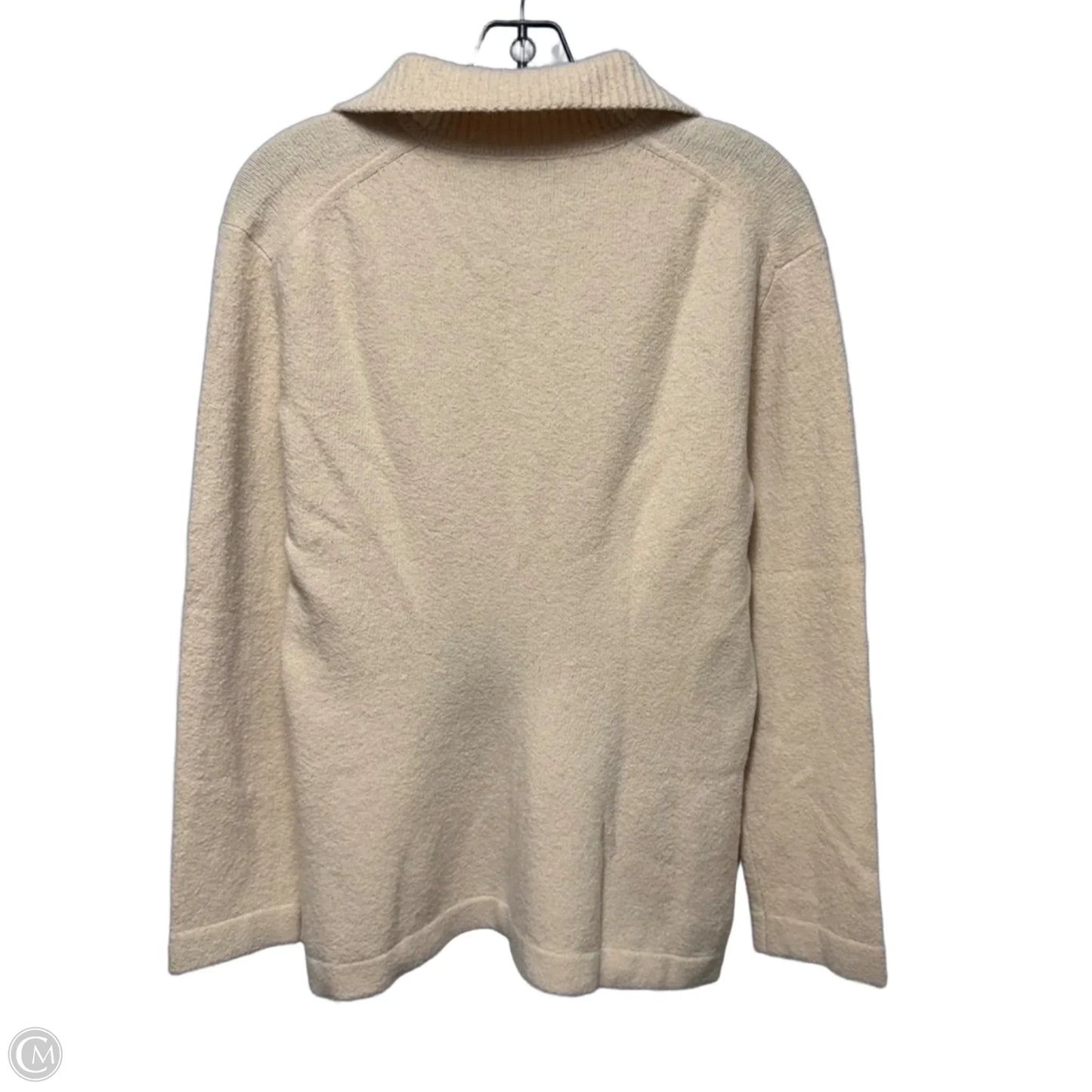 Wool Blend Sweater By Vince In Cream, Size: M