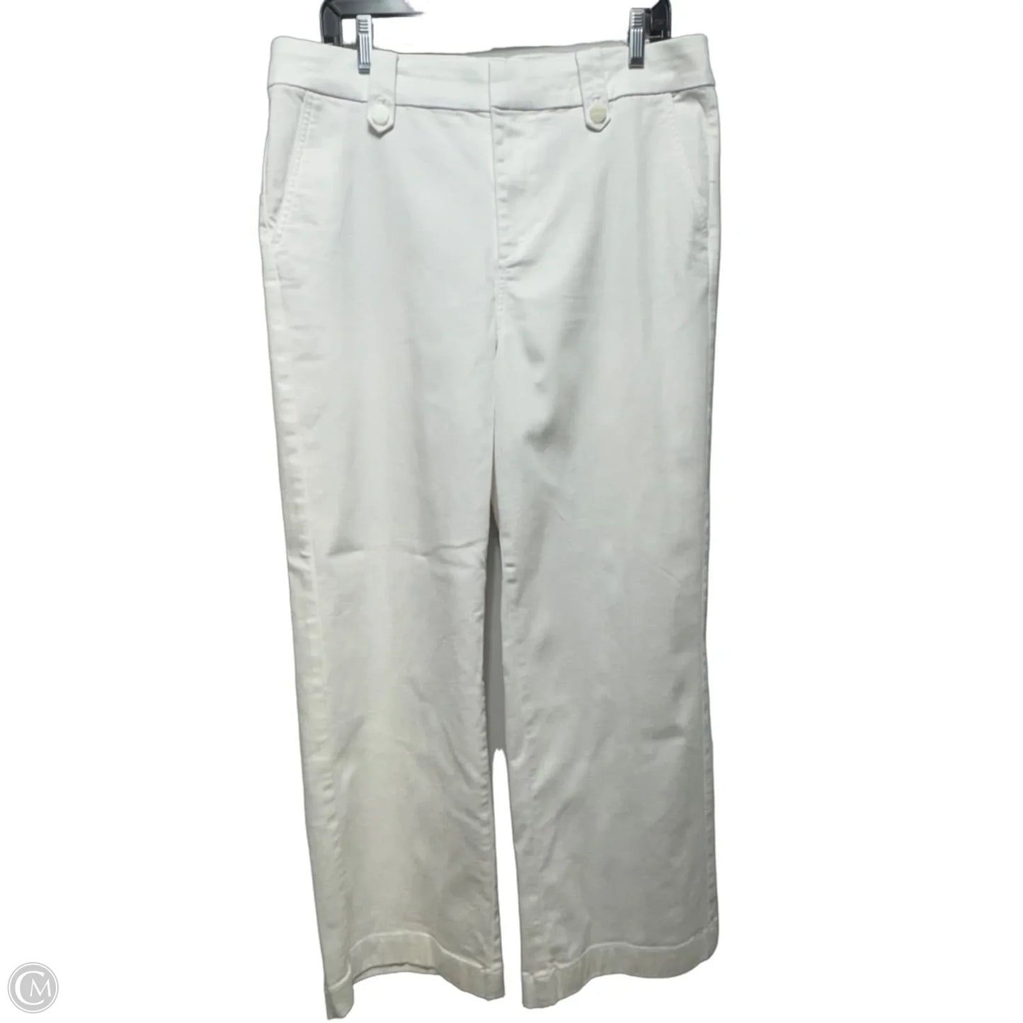 Pants Wide Leg By Talbots In White, Size: 14