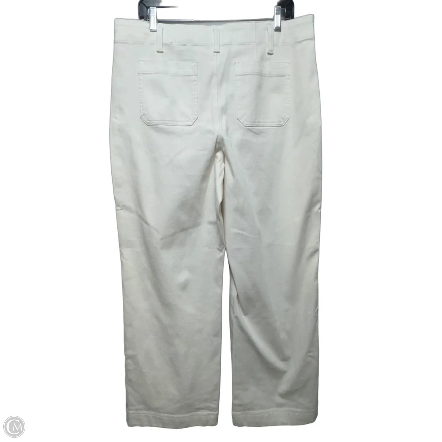 Jeans Wide Leg By Talbots In Cream, Size: 14