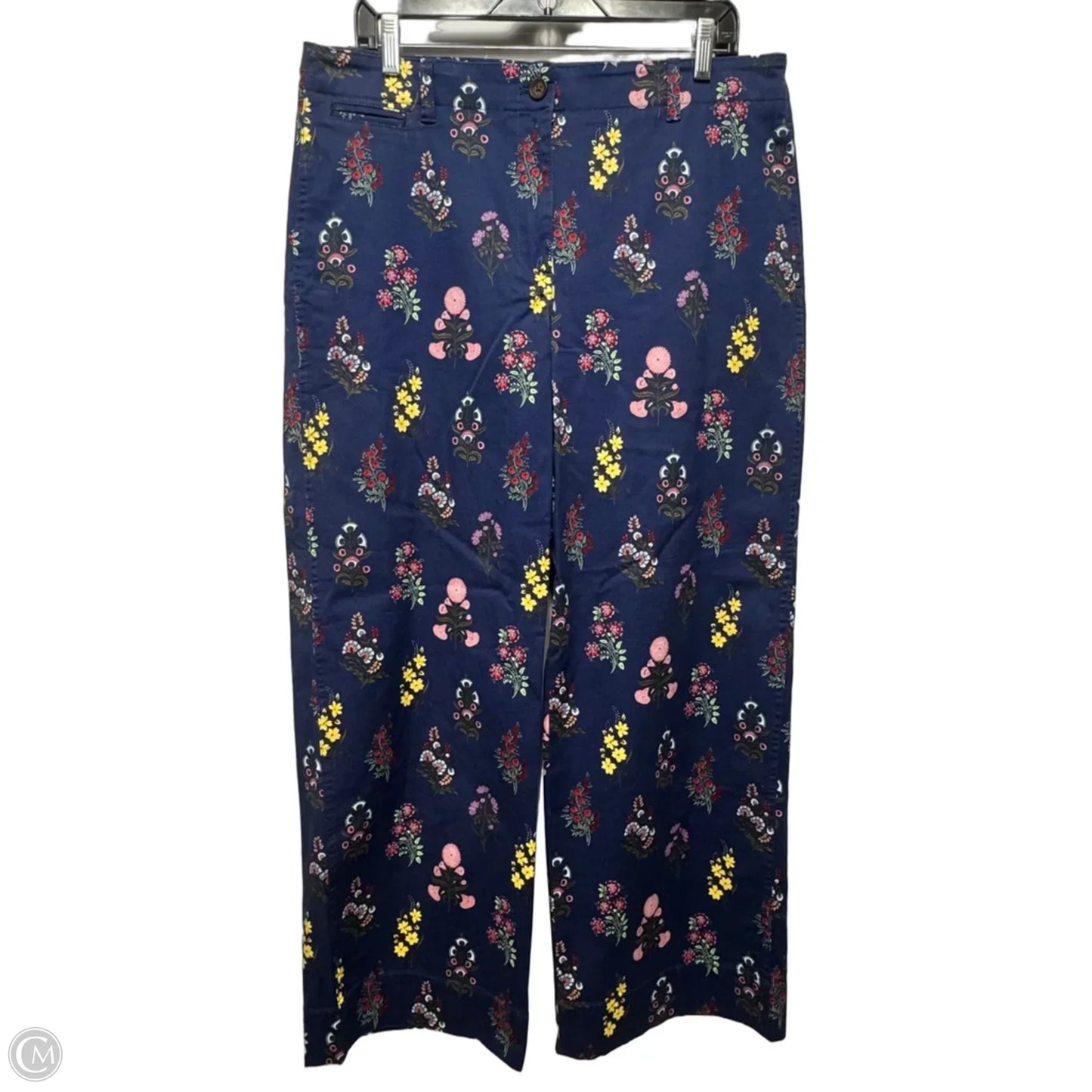 Jeans Wide Leg By Talbots In Floral Print, Size: 12