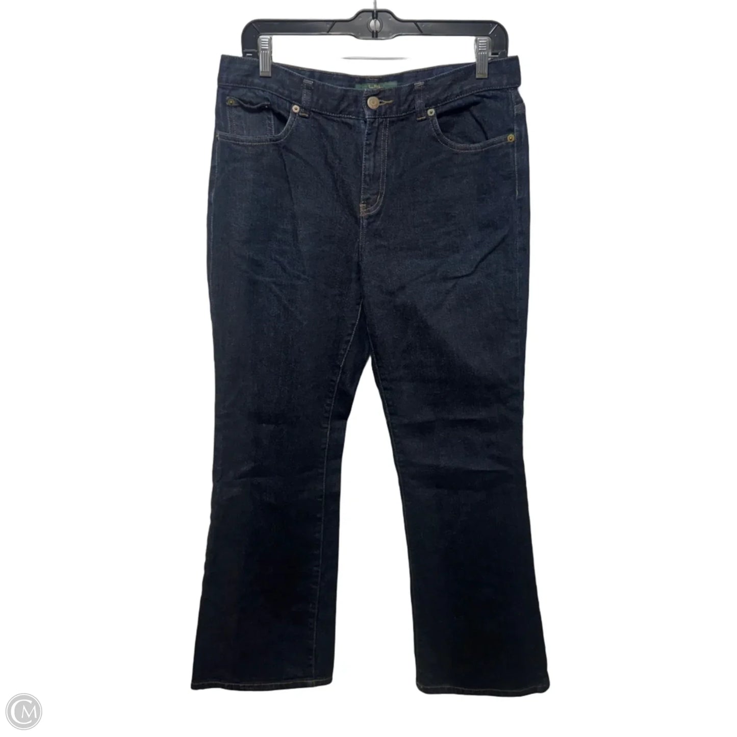 Jeans Boot Cut By Lauren By Ralph Lauren In Blue Denim, Size: 10p