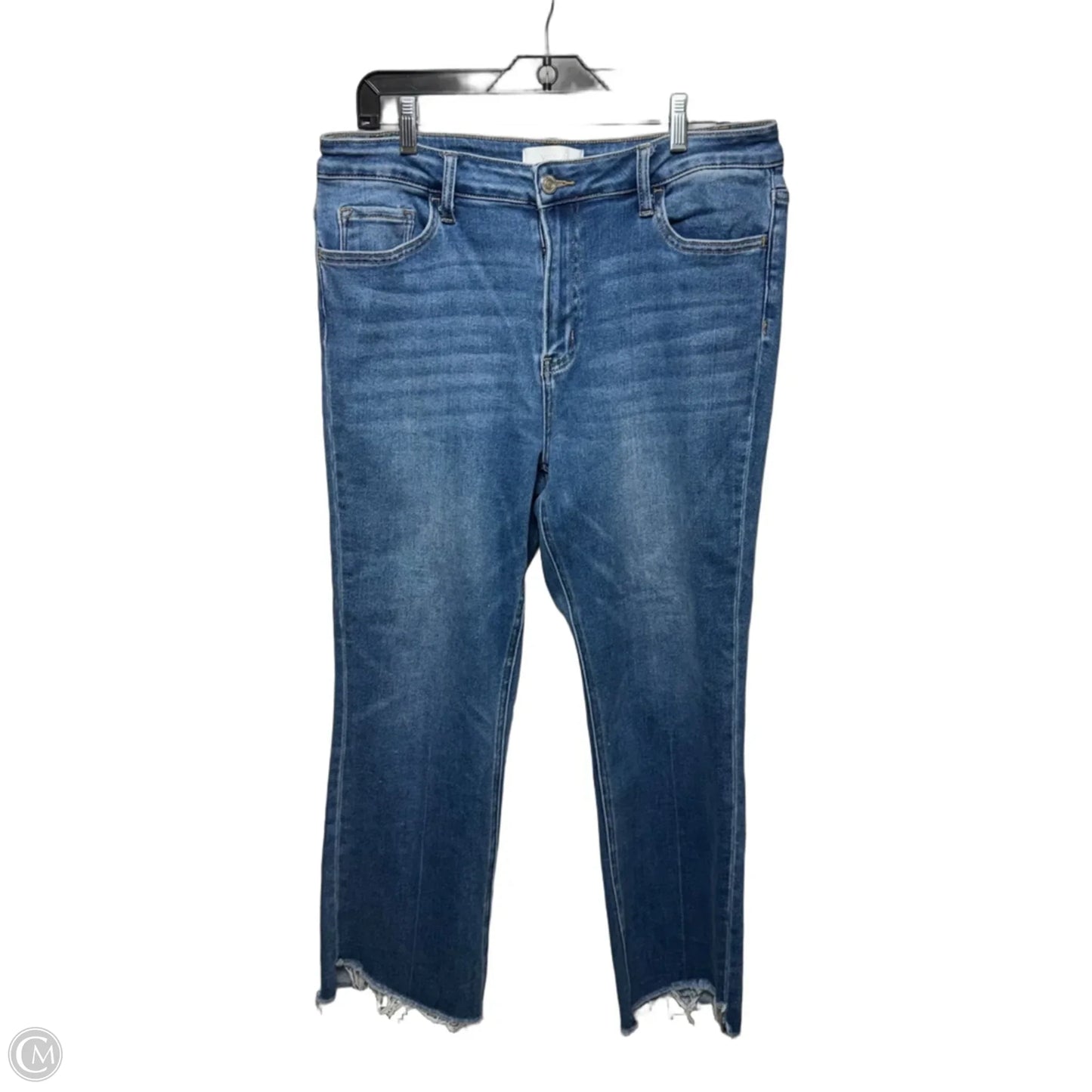 Jeans Boyfriend By Vervet In Blue Denim, Size: 14/32