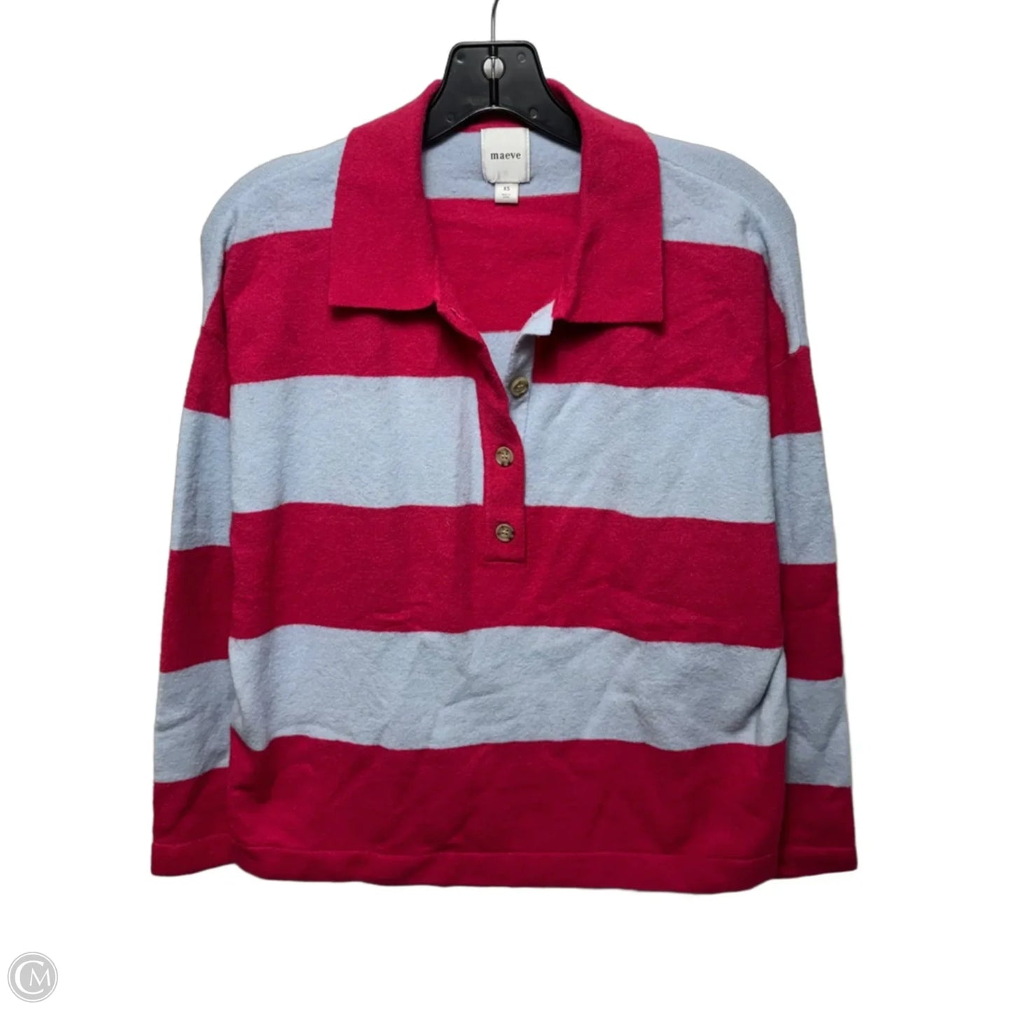 Sweater By Maeve In Striped Pattern, Size: Xs