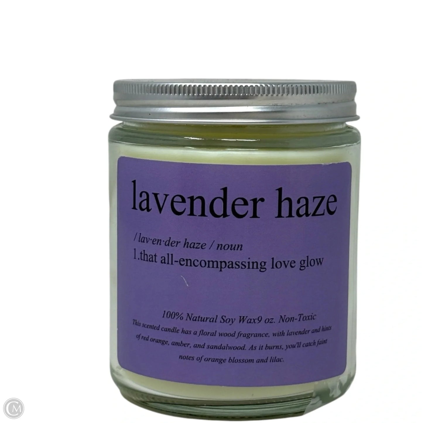Lavender Haze 9 oz Soy Candle By Taylor Candle