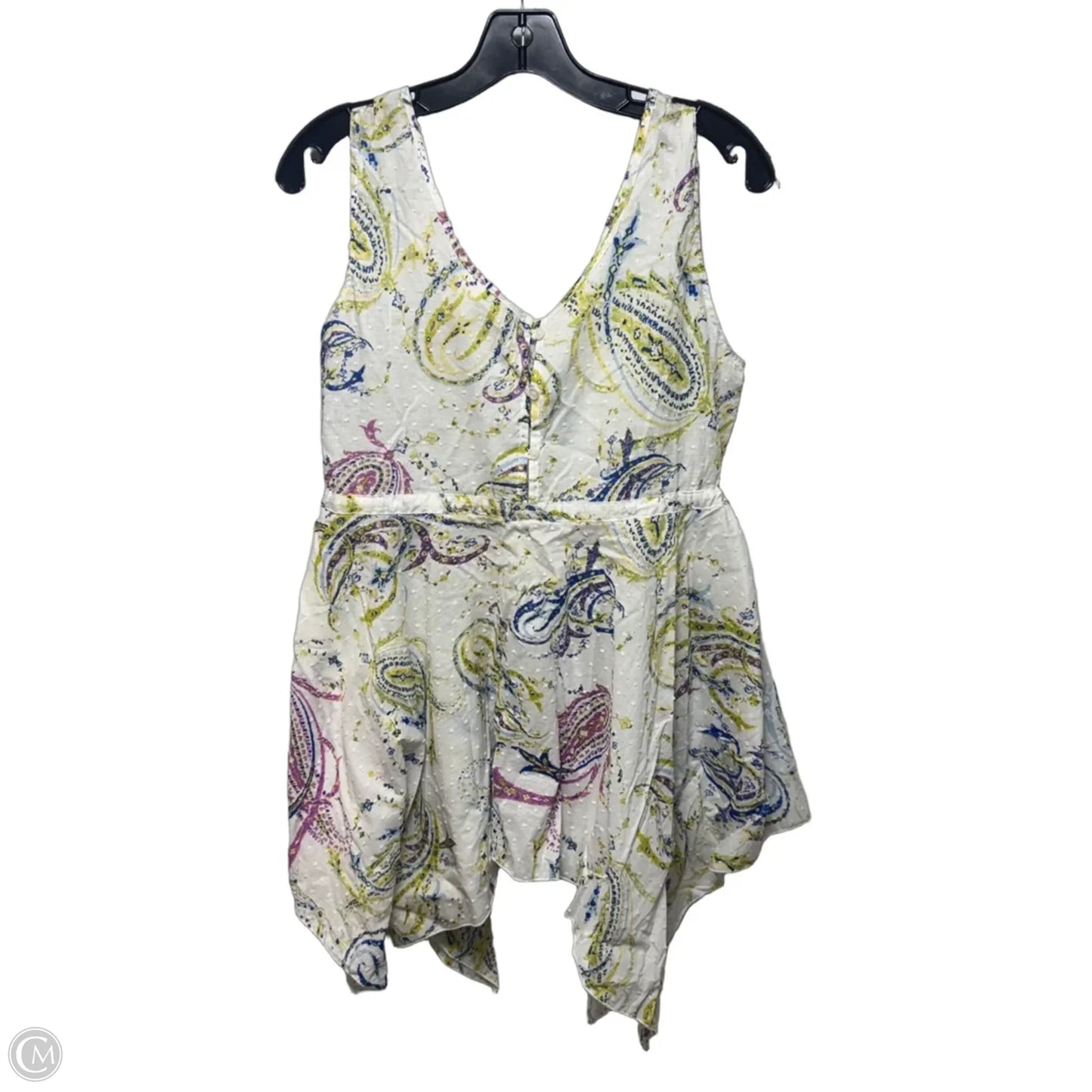 Top Sleeveless By Harve Bernard In Paisley Print, Size: L