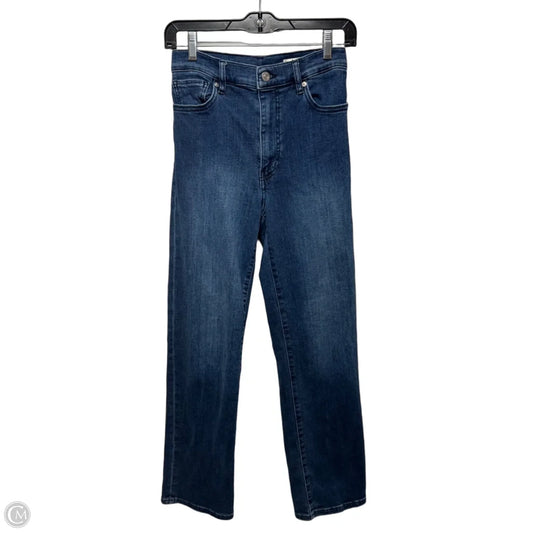 Le Sleek Straight Jeans By Frame In Blue Denim, Size: 2