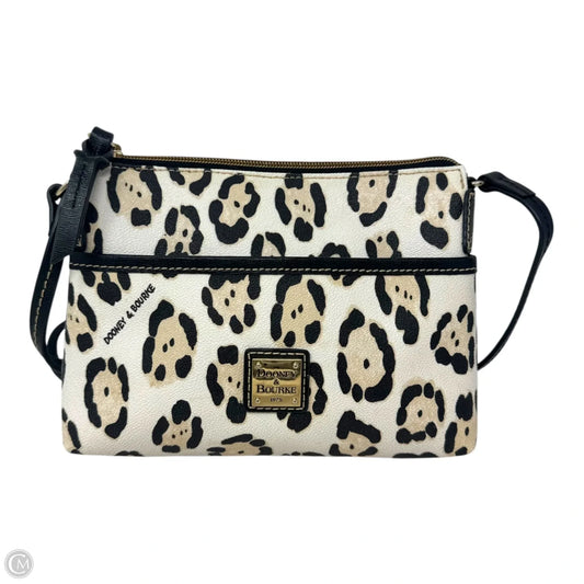 Leopard Crossbody Handbag Designer By Dooney And Bourke, Size: Small