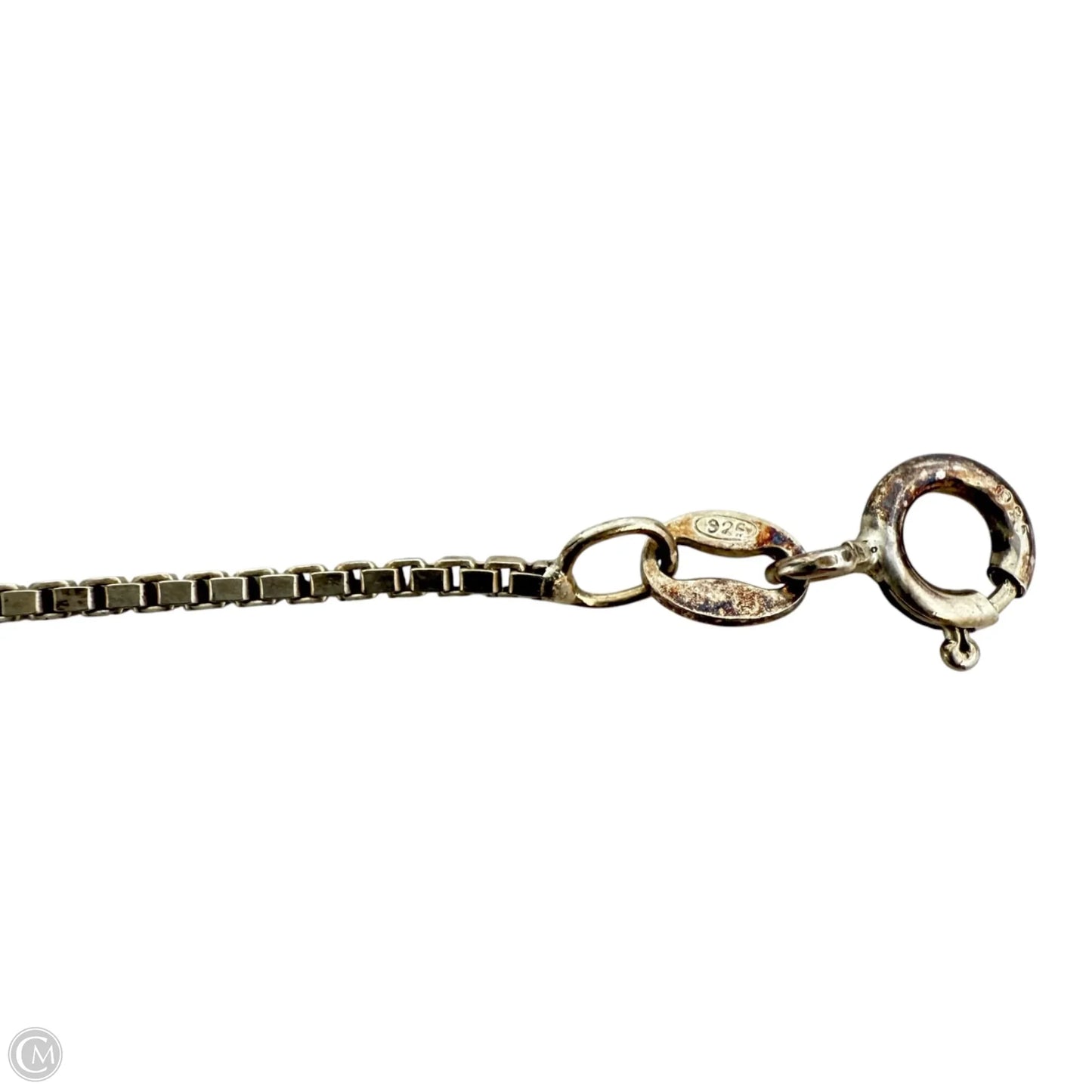 Italian Sterling Silver Box Chain Bracelet By IBB