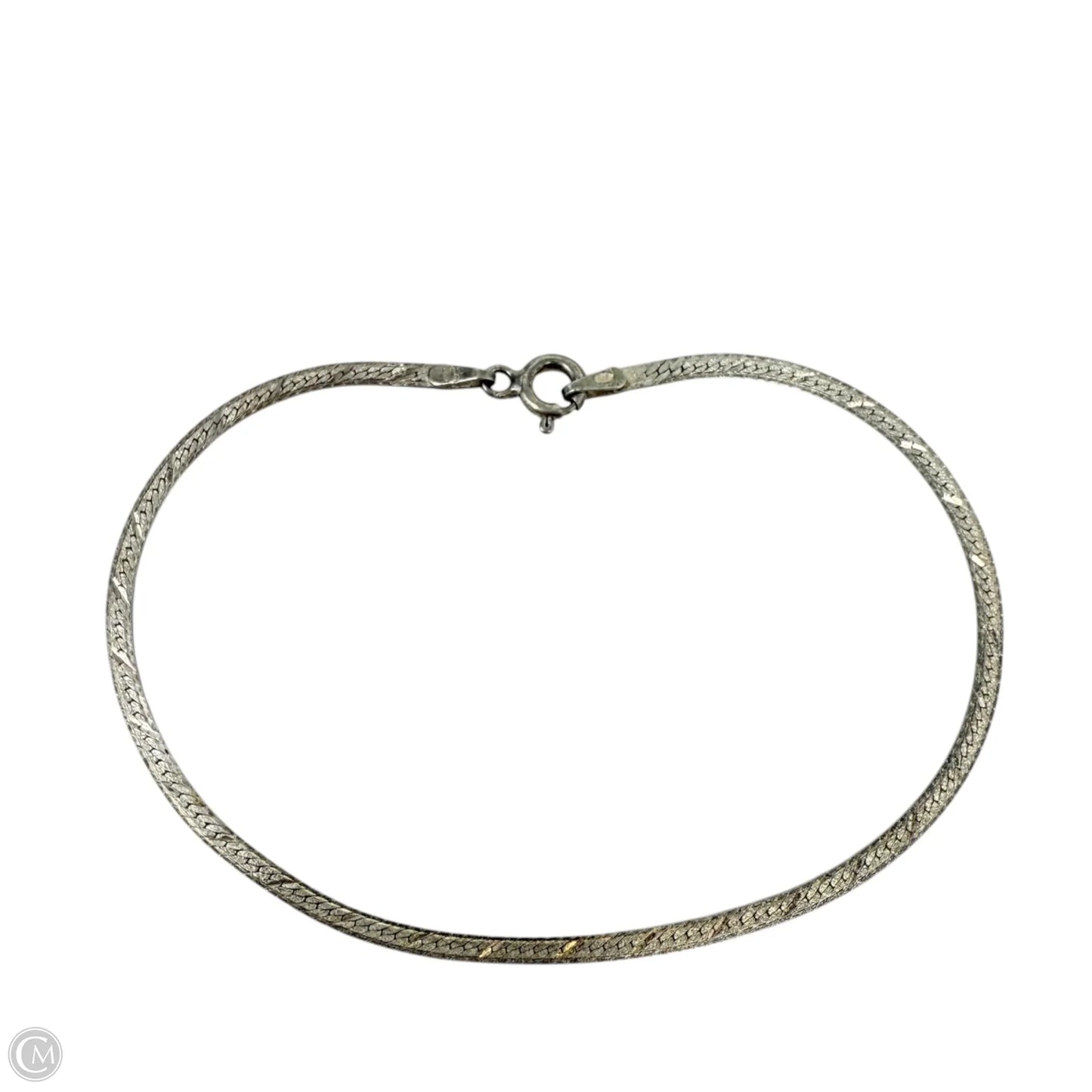 Italian Sterling Silver Herringbone Chain By IBB