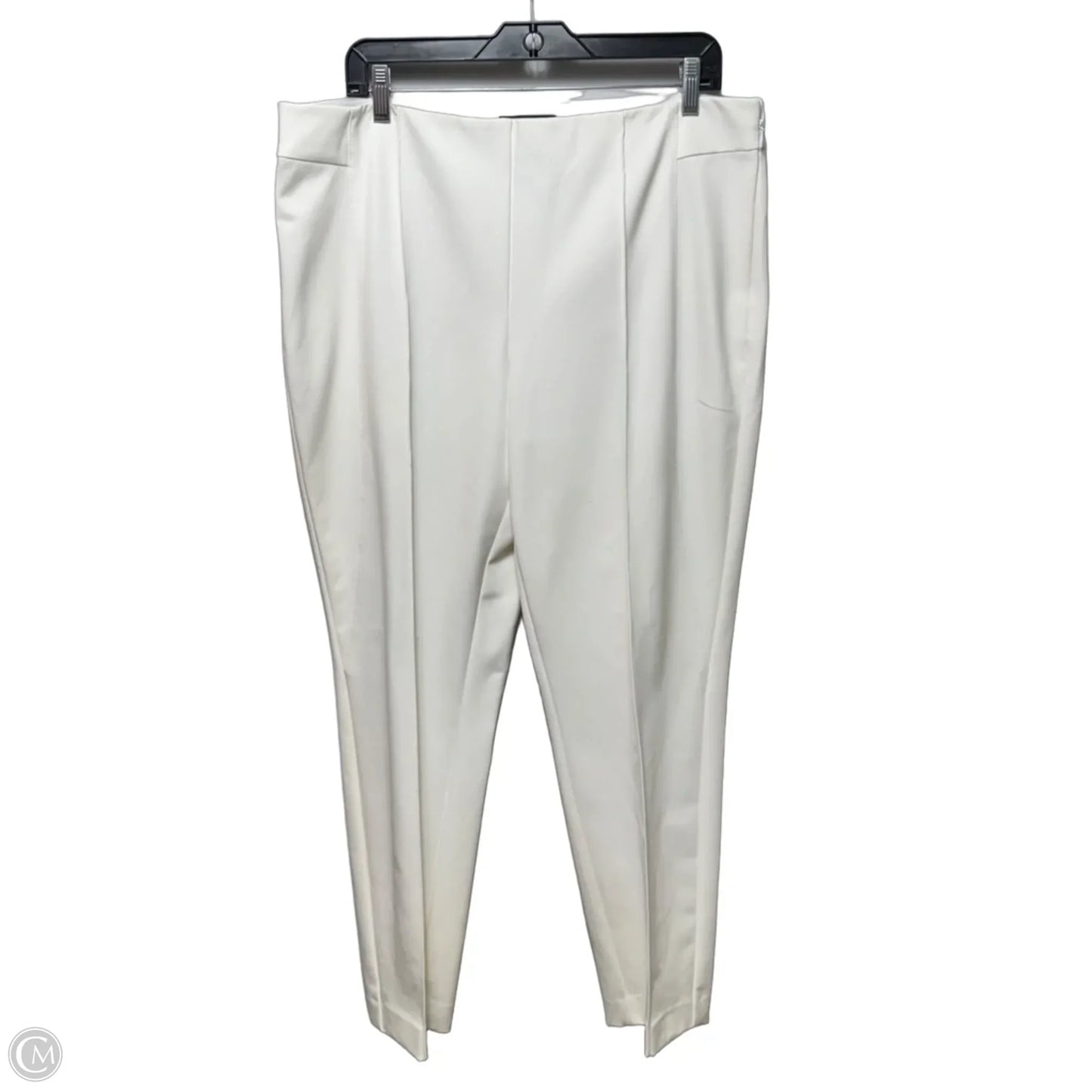 Gramercy Pants Designer By Lafayette 148 In White, Size: 16