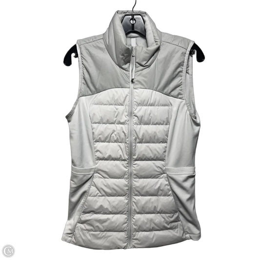 Goose Down Vest Puffer & Quilted By Lululemon In Grey, Size: 10