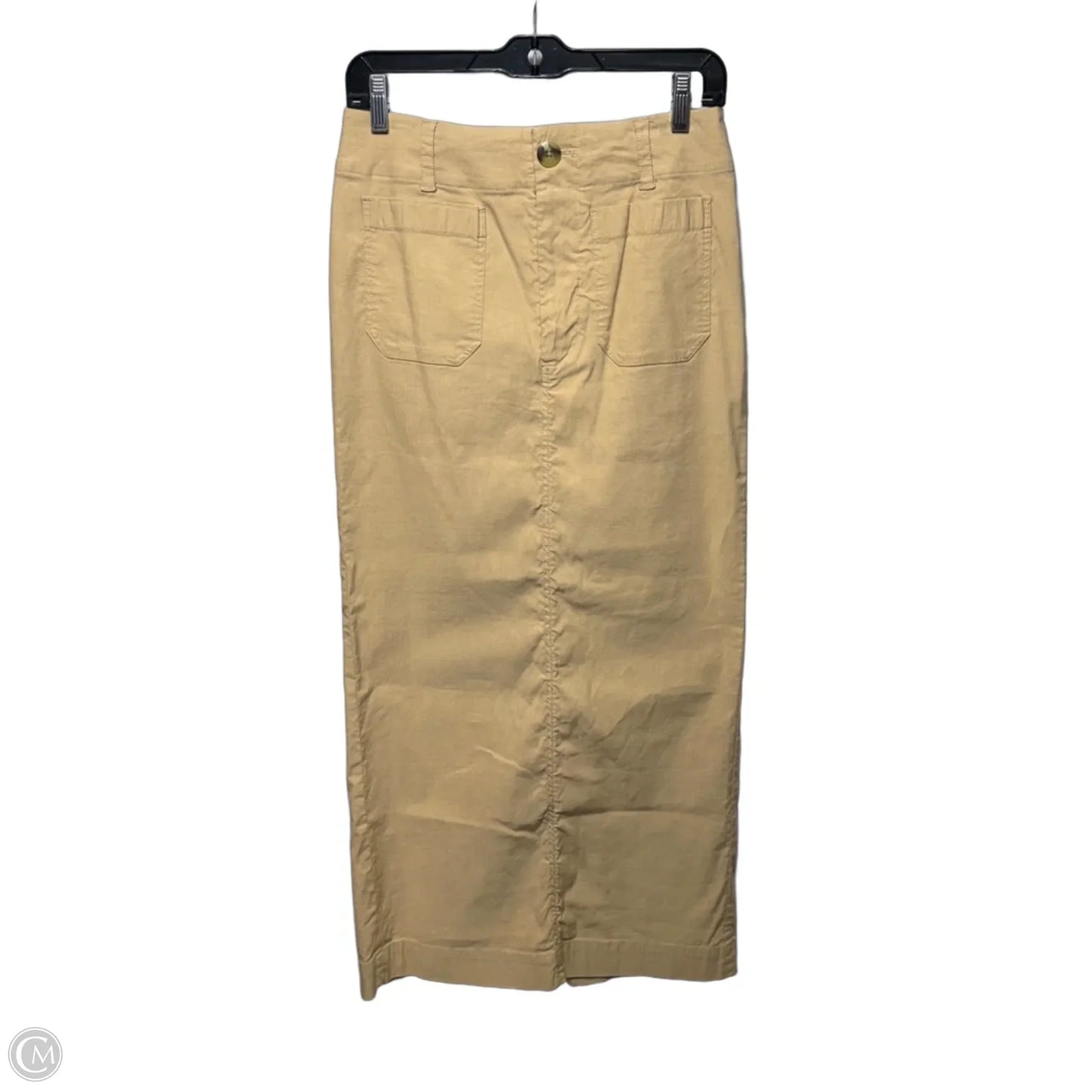 Skirt Maxi By Maeve In Tan, Size: S