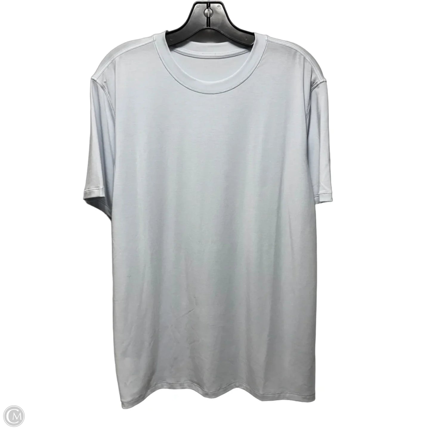 Athletic Top Short Sleeve By Lululemon In Blue, Size: L (estimated)