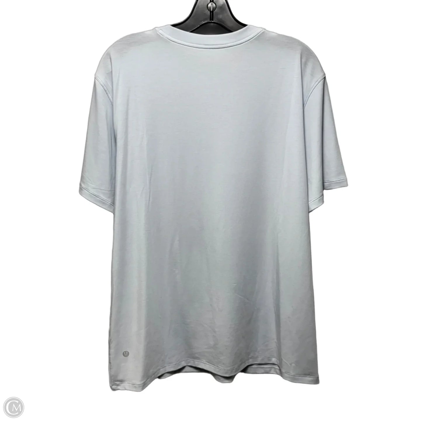 Athletic Top Short Sleeve By Lululemon In Blue, Size: L (estimated)