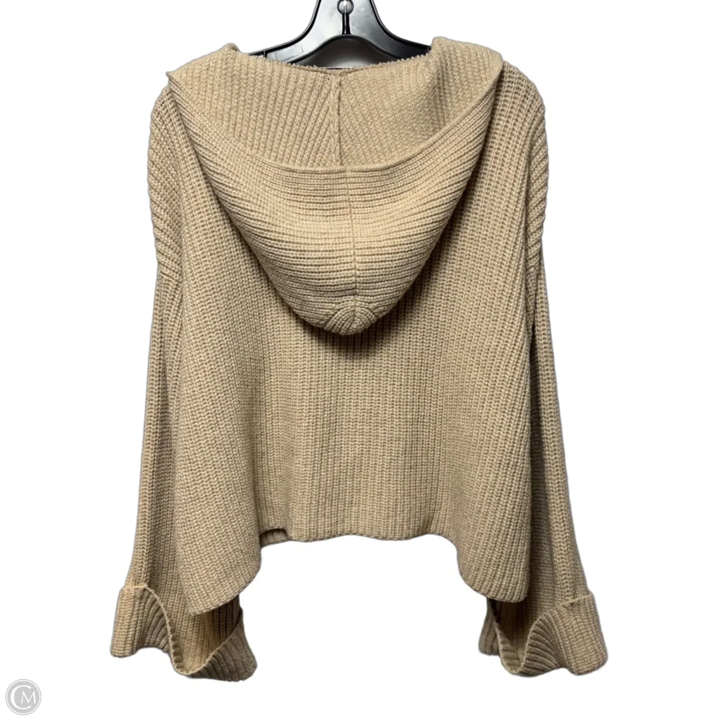 Hooded Sweater By Giada Forte In Tan, Size: L