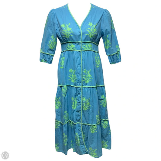 Dress Casual Maxi By Beau & Ro In Blue, Size: M