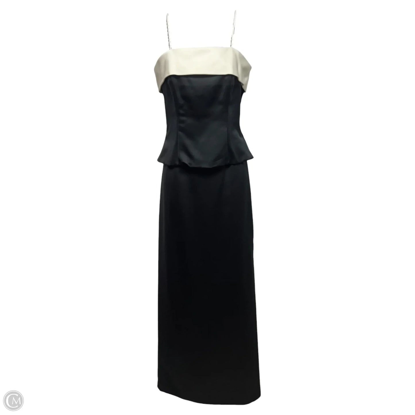 Cami & Maxi Skirt with Wrap By Alex Evenings In Black & White, Size: 6