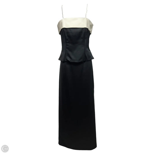 Cami & Maxi Skirt with Wrap By Alex Evenings In Black & White, Size: 6