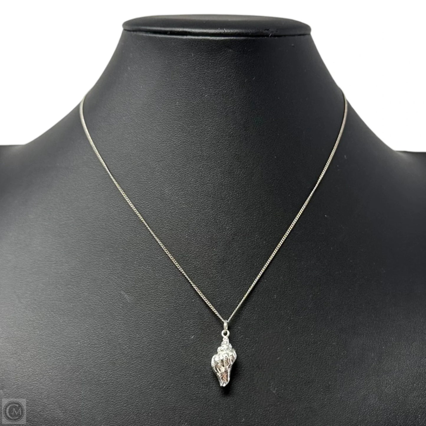 Conch Shell Necklace Sterling Silver