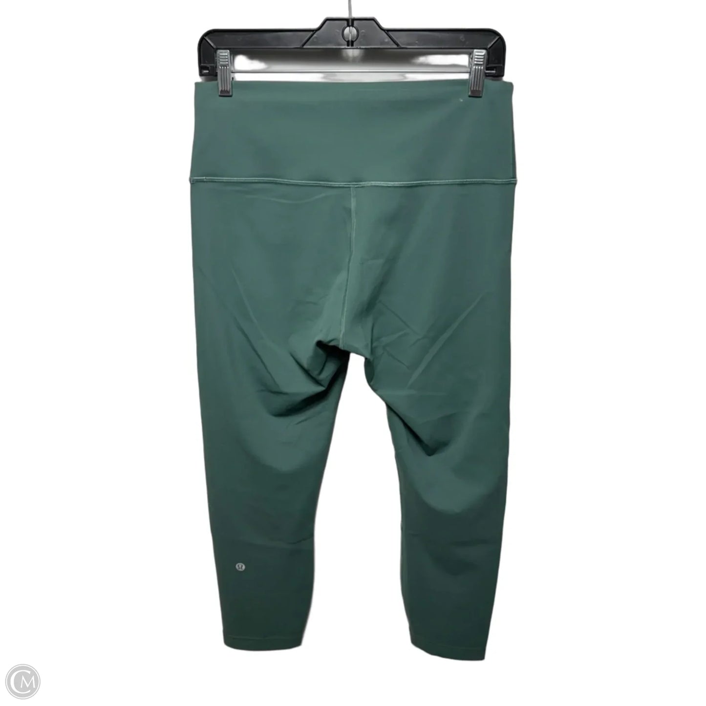 Wunder Under Crop Leggings By Lululemon In Green, Size: 12