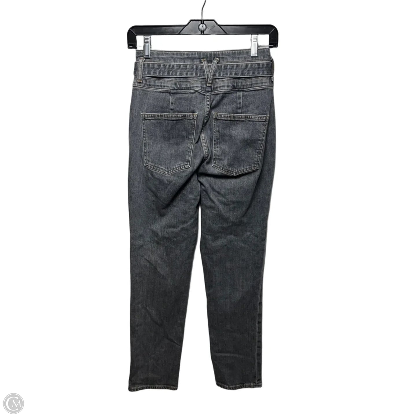 Logan Slim Straight Extra High Rise Jeans By Veronica Beard In Grey, Size: 0/25