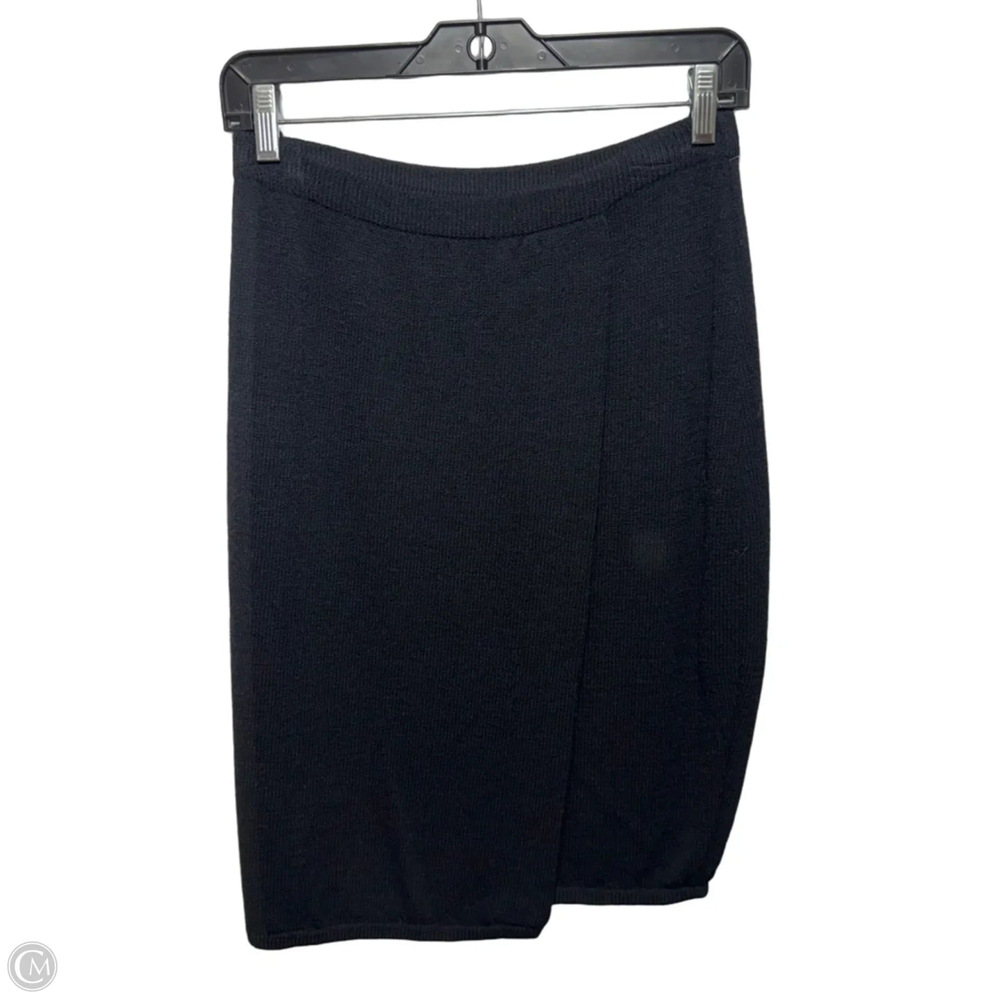 Knit Skirt Midi By St John Knits In Black, Size: 4