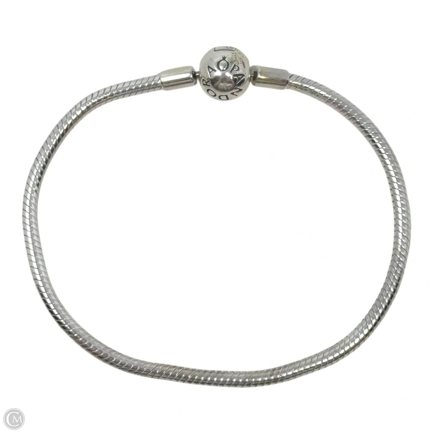 Barrel Clasp Smooth Snake Chain Bracelet Sterling Silver By Pandora