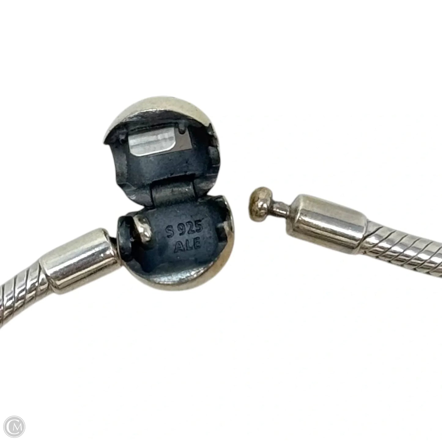 Barrel Clasp Smooth Snake Chain Bracelet Sterling Silver By Pandora