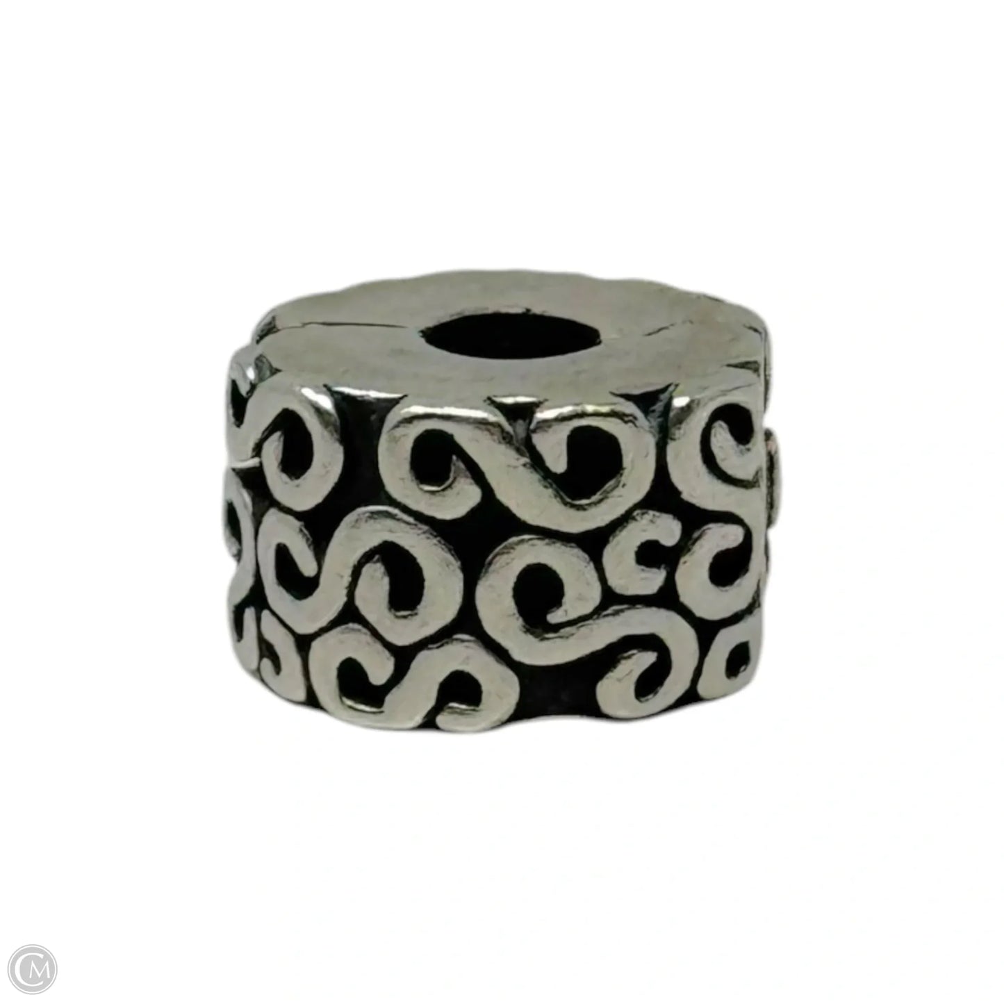 S Swirl Clip Sterling Silver Bracelet Charm By Pandora