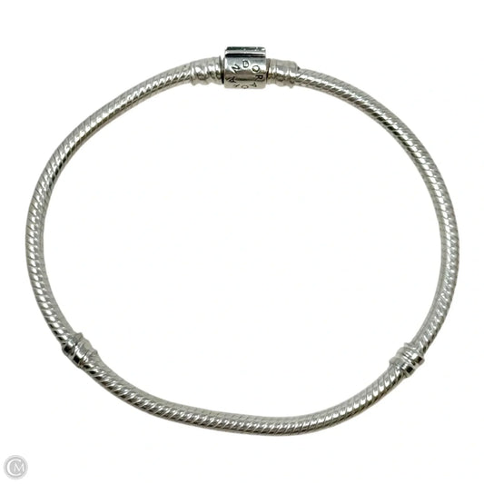 Barrel Clasp Snake Chain Bracelet Sterling Silver By Pandora