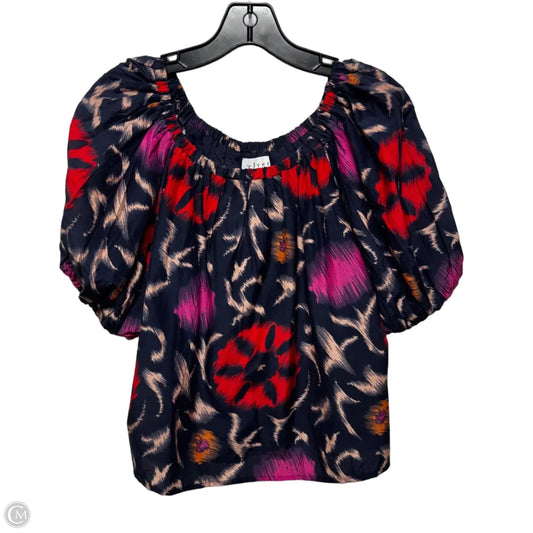 Top Short Sleeve By Velvet In Multi-colored, Size: Xs