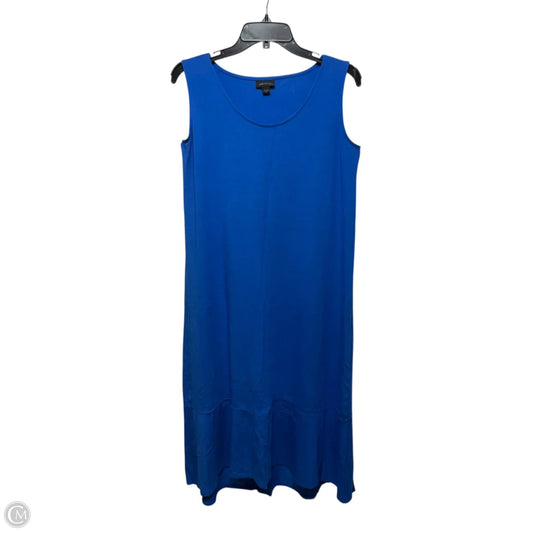 Dress Casual Maxi By J. Jill In Blue, Size: Medium