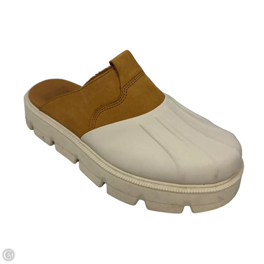 Rein CB Clogs By Sorel In Cream & Tan, Size: 8.5
