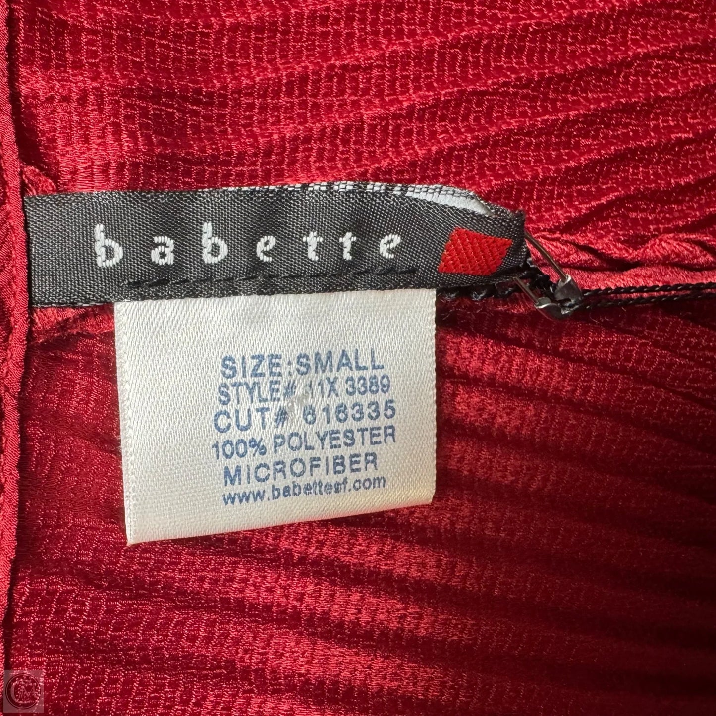 Herringbone 3/4 Pocket Skirt Set 2pc By Babette In Lipstick, Size: S