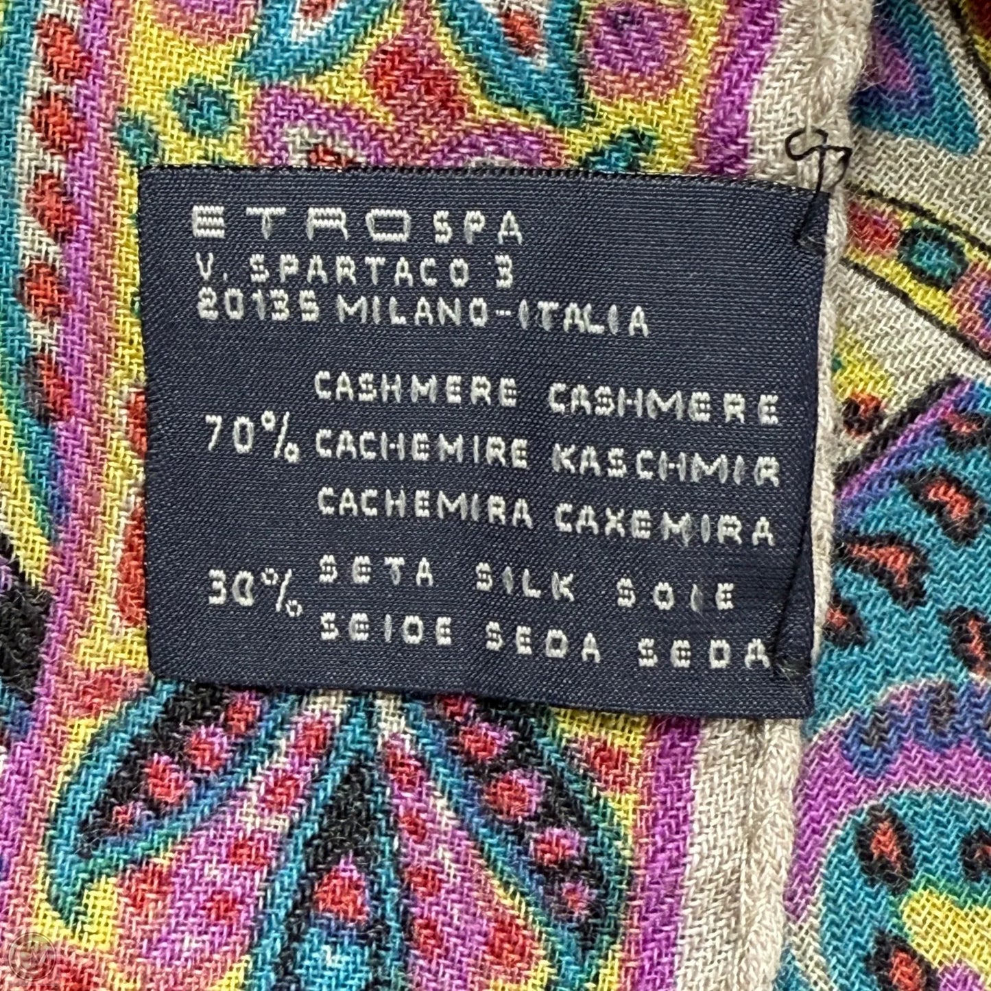 Cashmere And Silk Blend Scarf By Etro