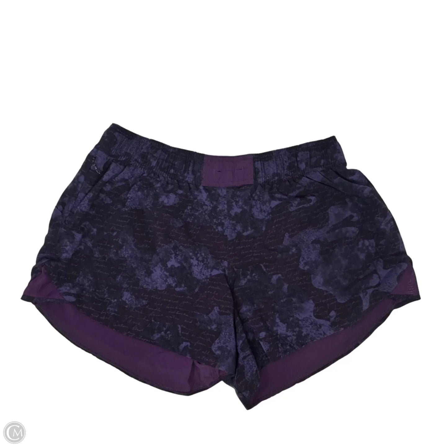 Athletic Shorts By Lululemon In Purple, Size: 12