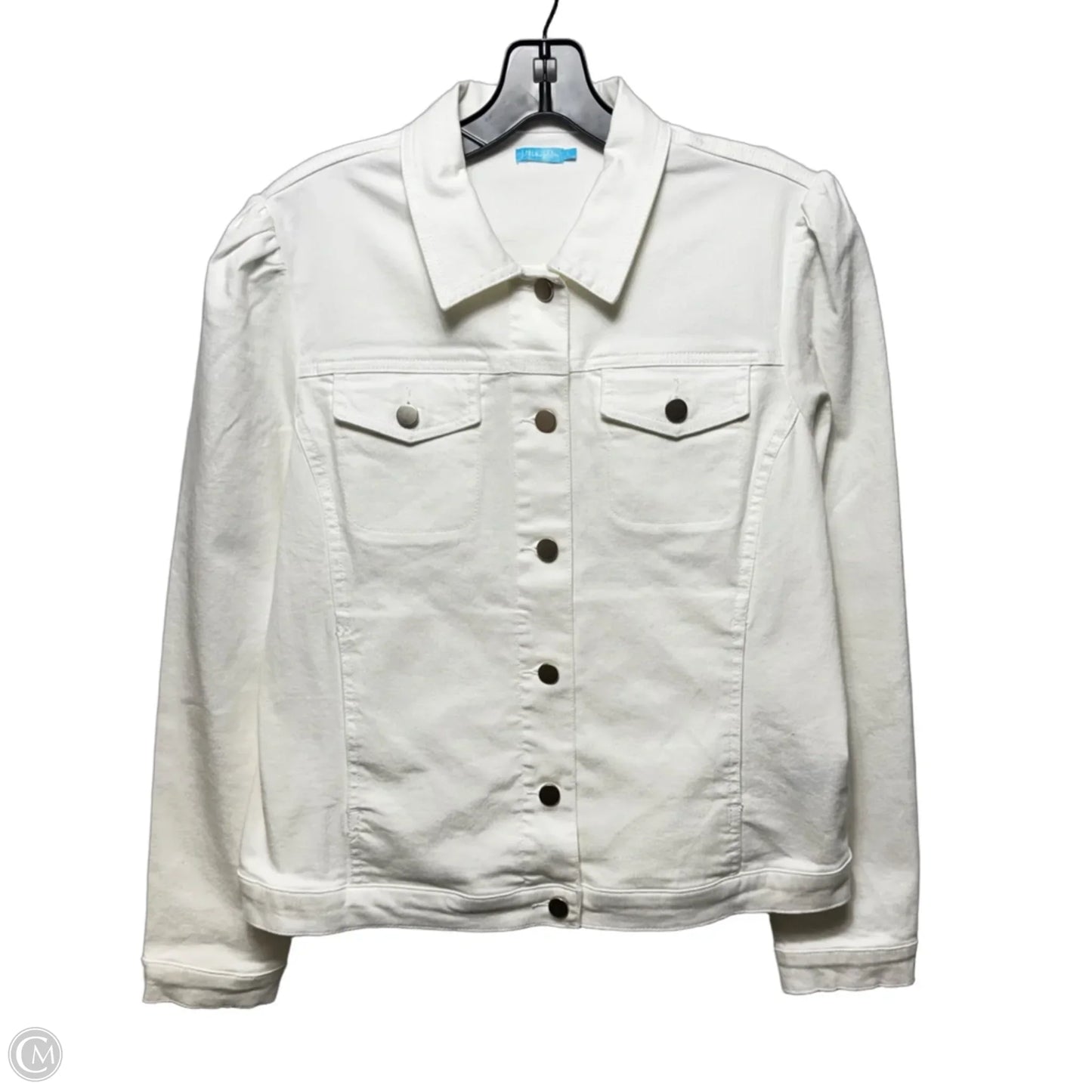Jacket Denim By J Mclaughlin In White, Size: L