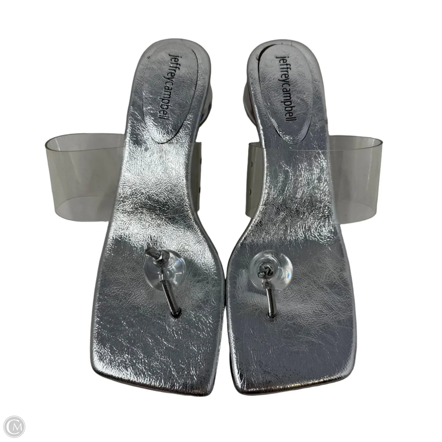 Latus Orb Shoes Heels Kitten By Jeffrey Campbell In Clear, Size: 8
