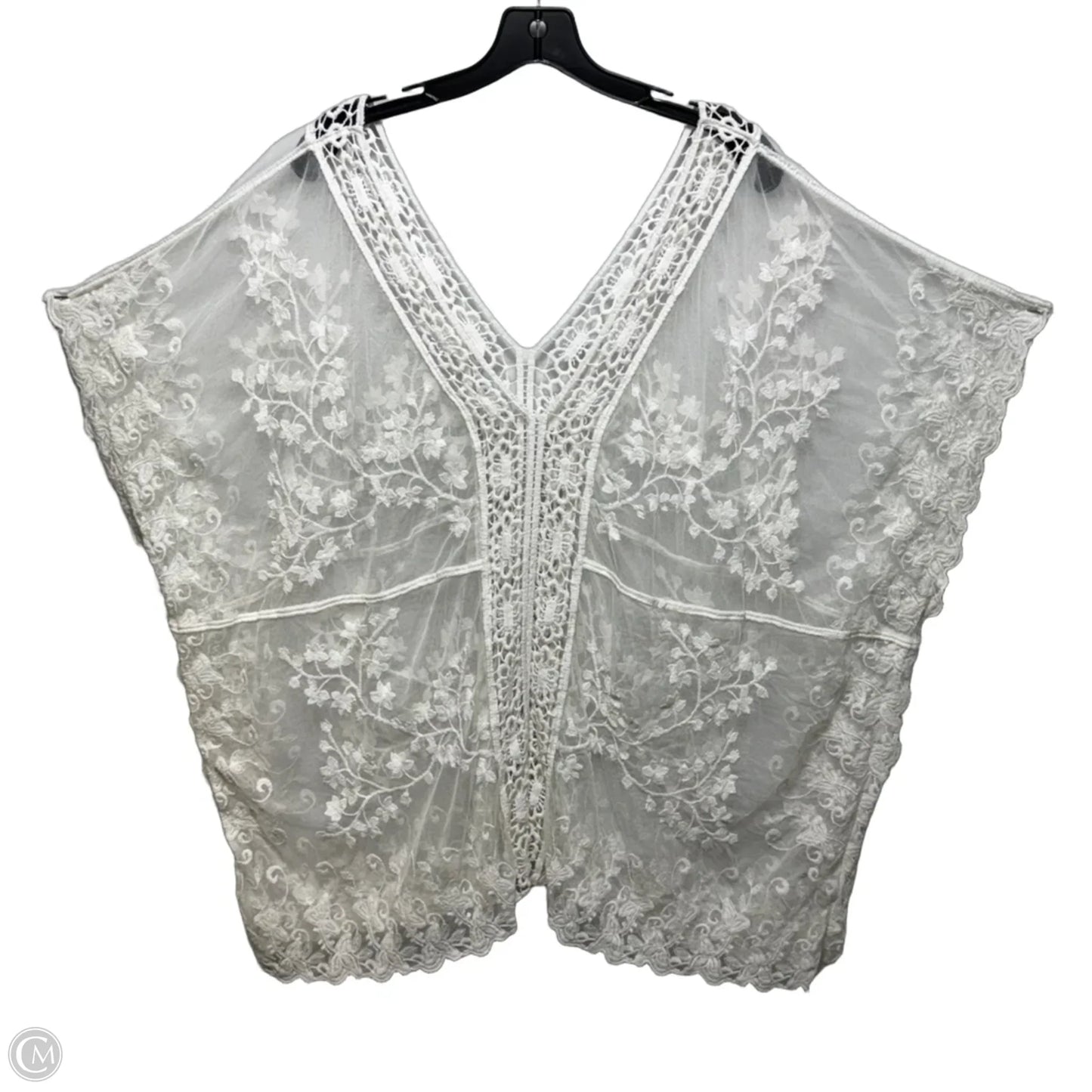 Swimwear Cover-up By  Cupshee In White, Size: Osfm