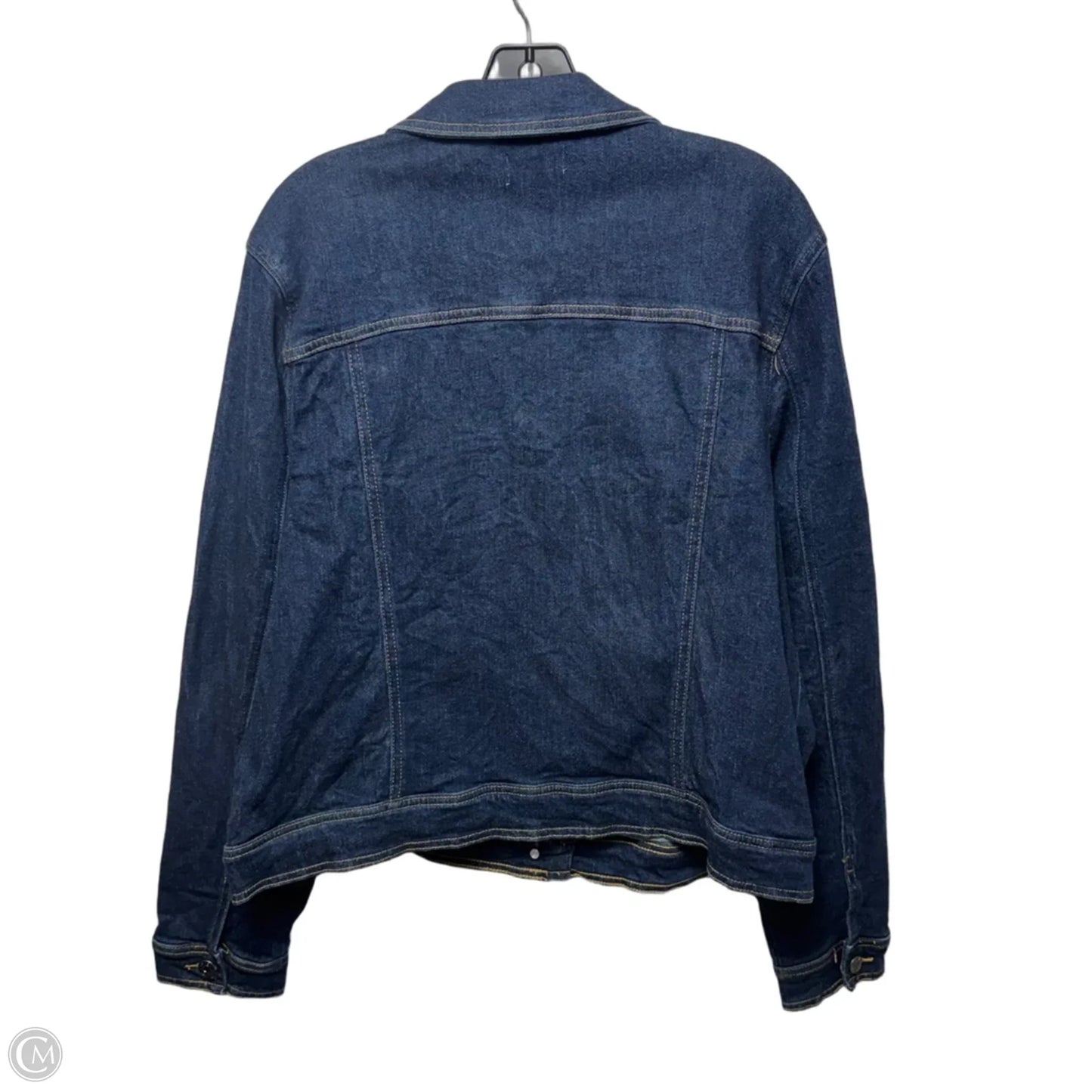 Jacket Denim By Wonderly In Blue Denim, Size: Xxl