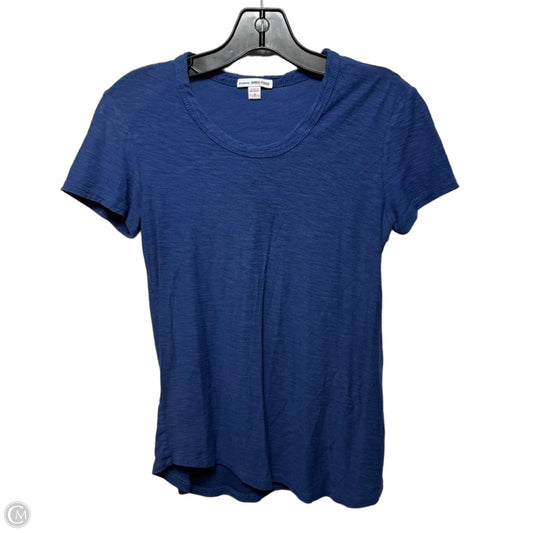 Top Short Sleeve Basic By James Perse In Blue, Size: M