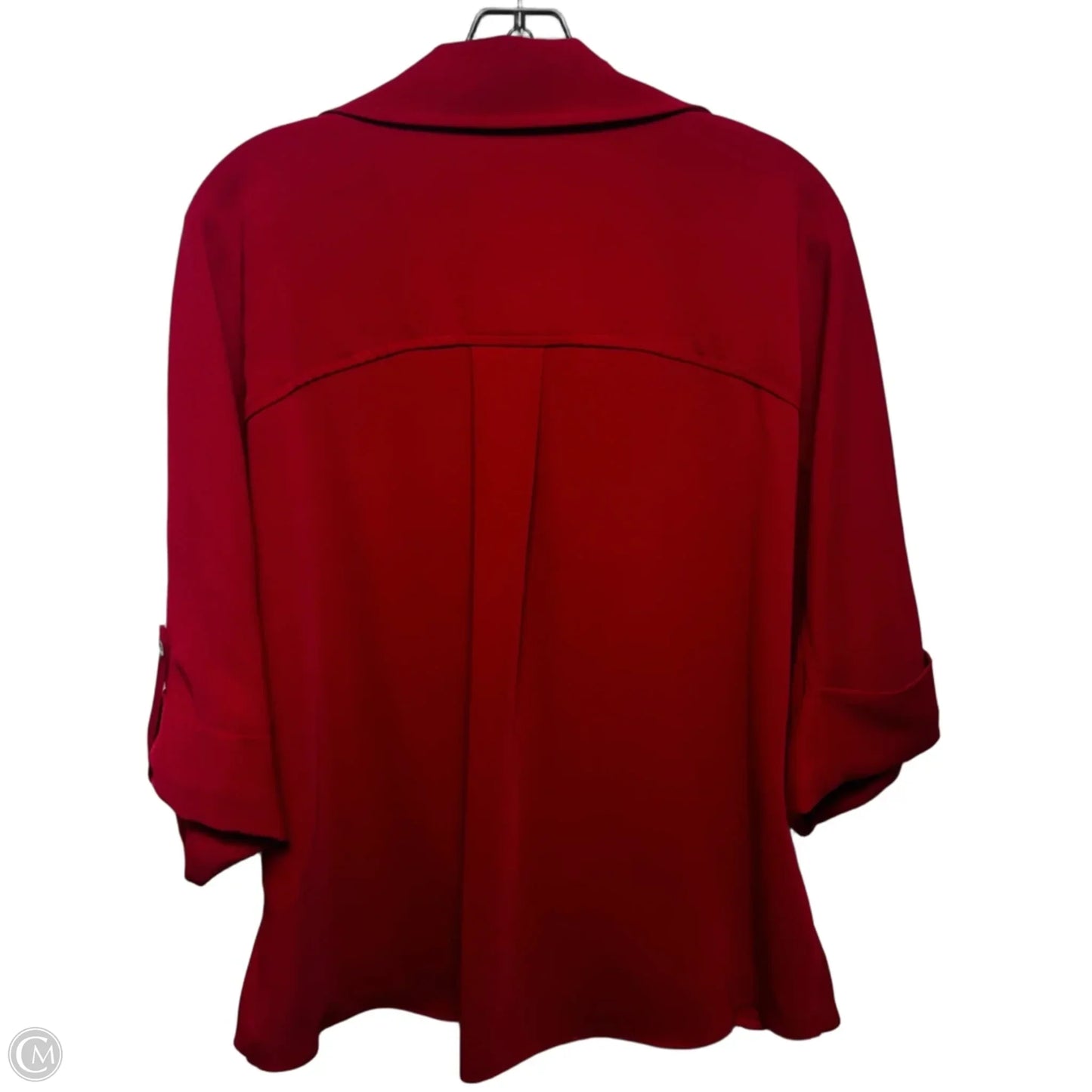 Top Short Sleeve By Trina Turk In Red, Size: L