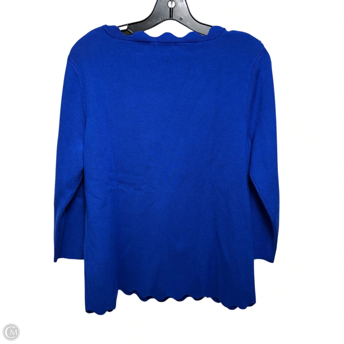 Sweater By Cable And Gauge In Blue, Size: L